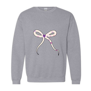 Cute Sweater , A bow sweatshirt , Lovely Sweater , Trendy Sweater , a Pink Bow Sweater , Holiday Sweater , New Year Sweater