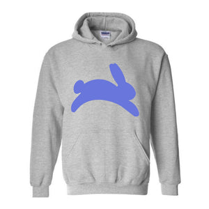 Rabbit Hoodie, Hipster Bunny Hoodie, Bunny Lover Hoodie, Wildlife Hoodie, Hare Hoodie