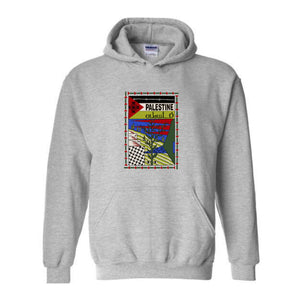 Palestine Sweatshirt, Free Palestine Sweatshirt, Arabic Palestine Sweatshirt, Palestine Map Sweatshirt