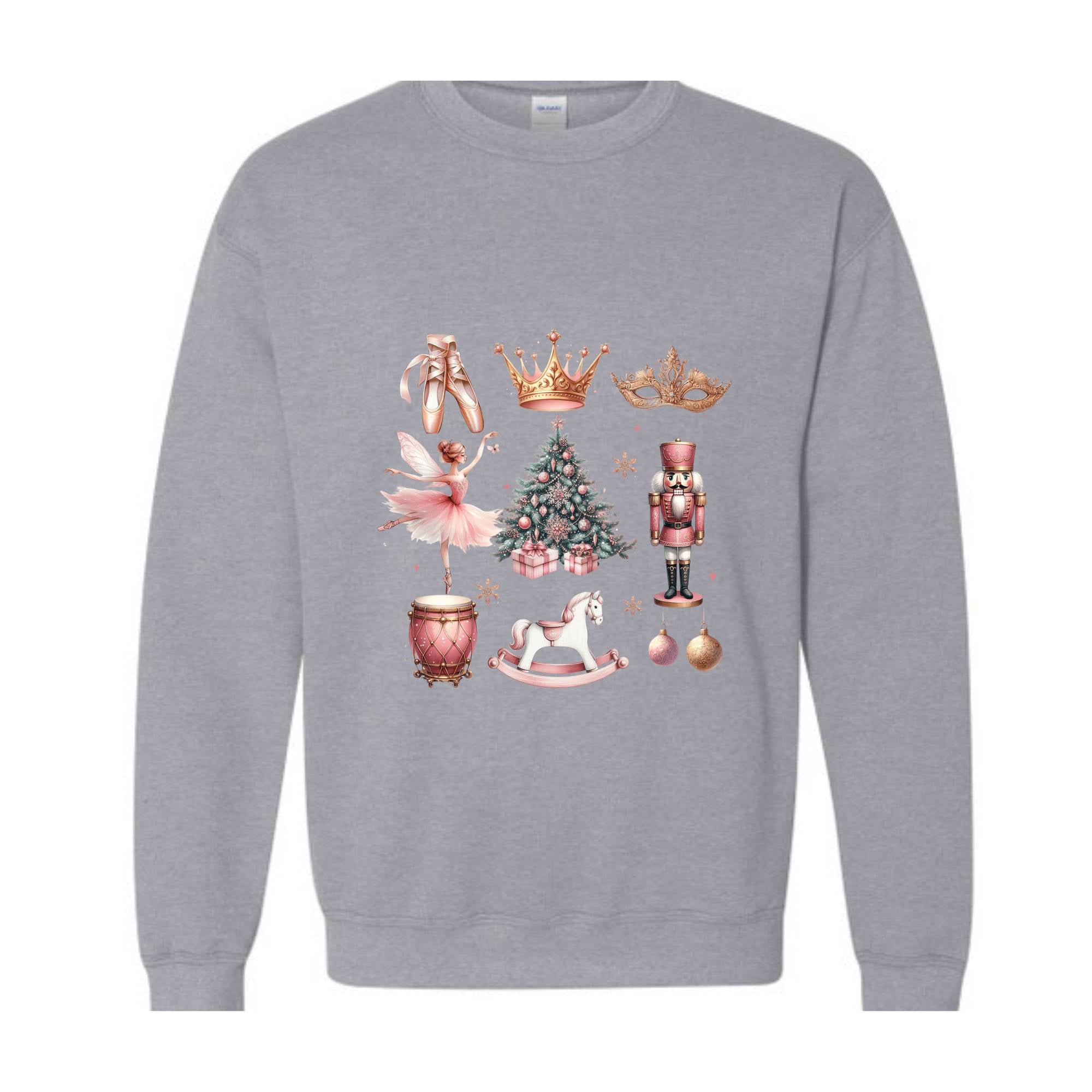 Girly Coquette Bow Christmas Sweatshirt, Christmas Tree Shirt, Christmas Sweatshirt, Girly Christmas Sweater, Coquette Bow Sweater