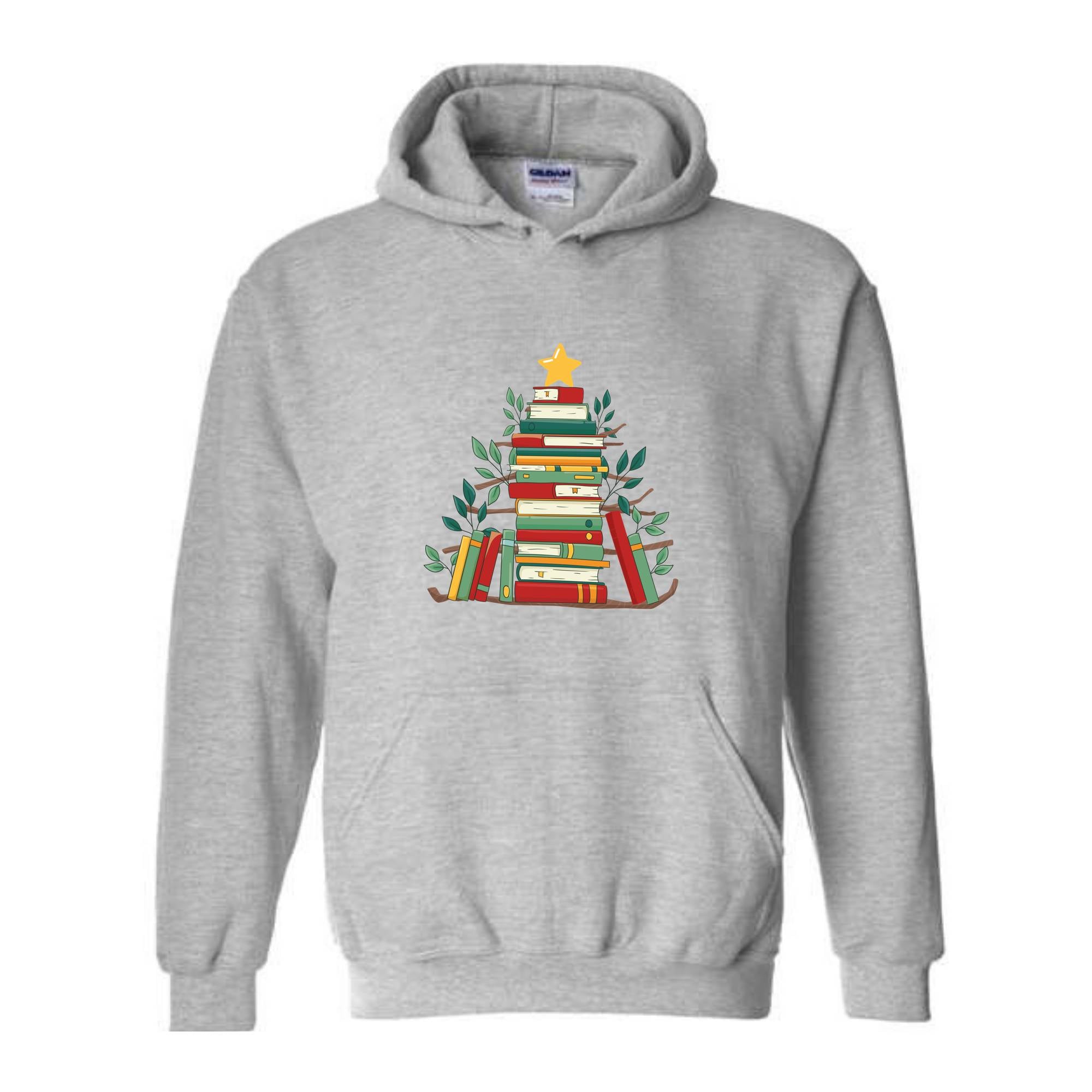 Book Christmas Tree Sweatshirt, Book Lover Gift, Christmas Tree T-Shirt, Book Lover Shirt, Christmas Bookworm, Bookish Christmas Gift, Liter