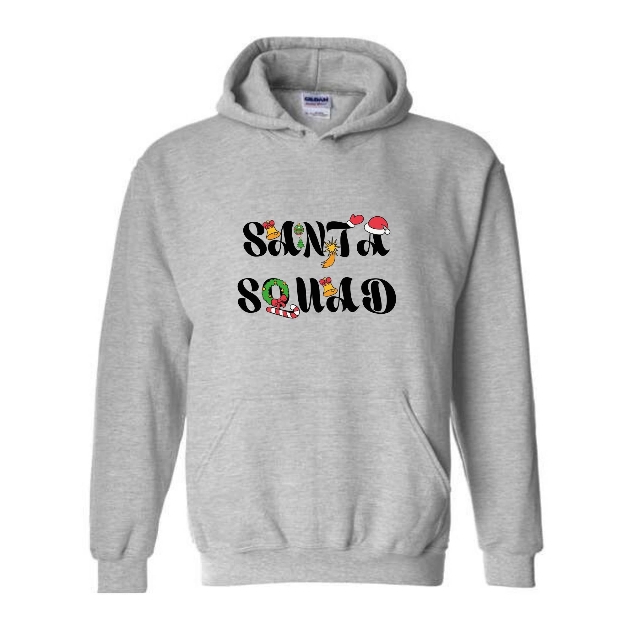 Santa Squad Sweatshirt, Xmas Sweatshirt, Festive Sweatshirt, Xmas Gift, Christmas Squad, Matching Sweatshirts, Holiday Outfit