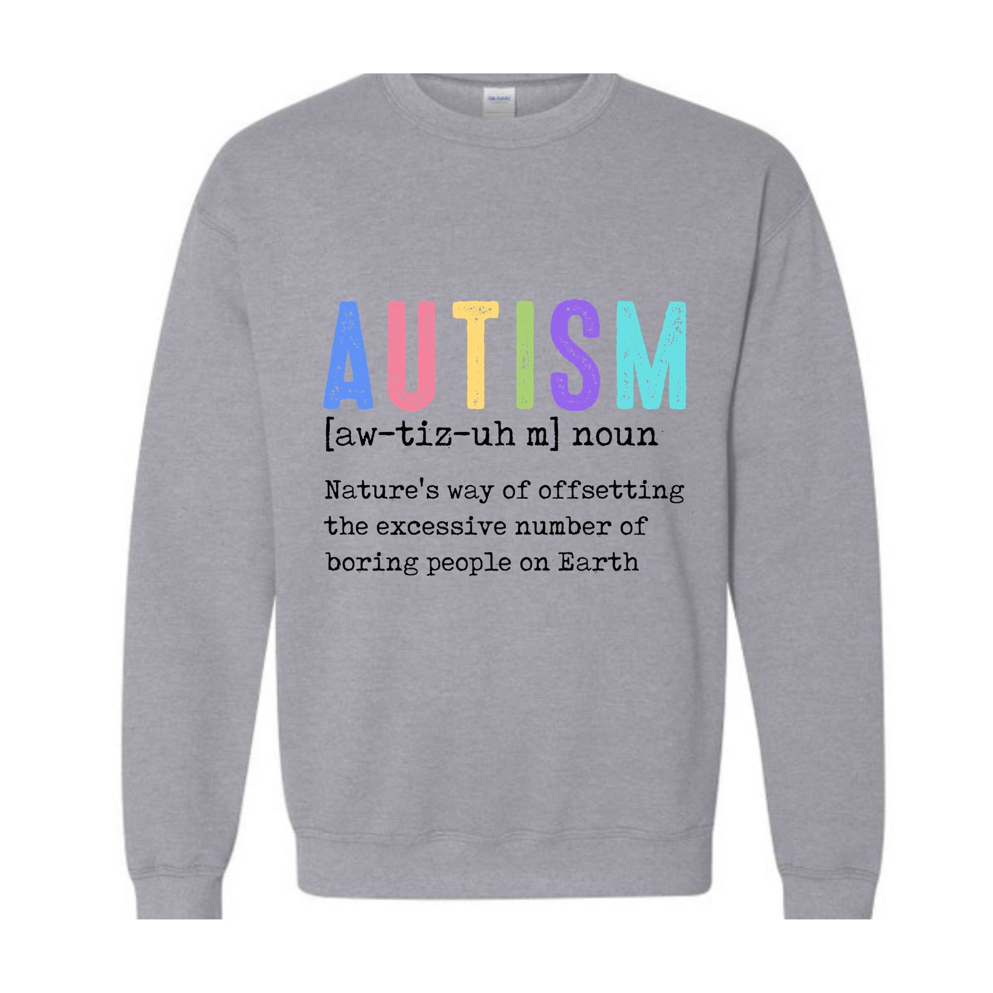 Autism Definition Sweatshirt, Retro Autism Sweatshirt, Autism Mom Sweatshirt, Autism Book lover, Autism Awareness Sweatshirt