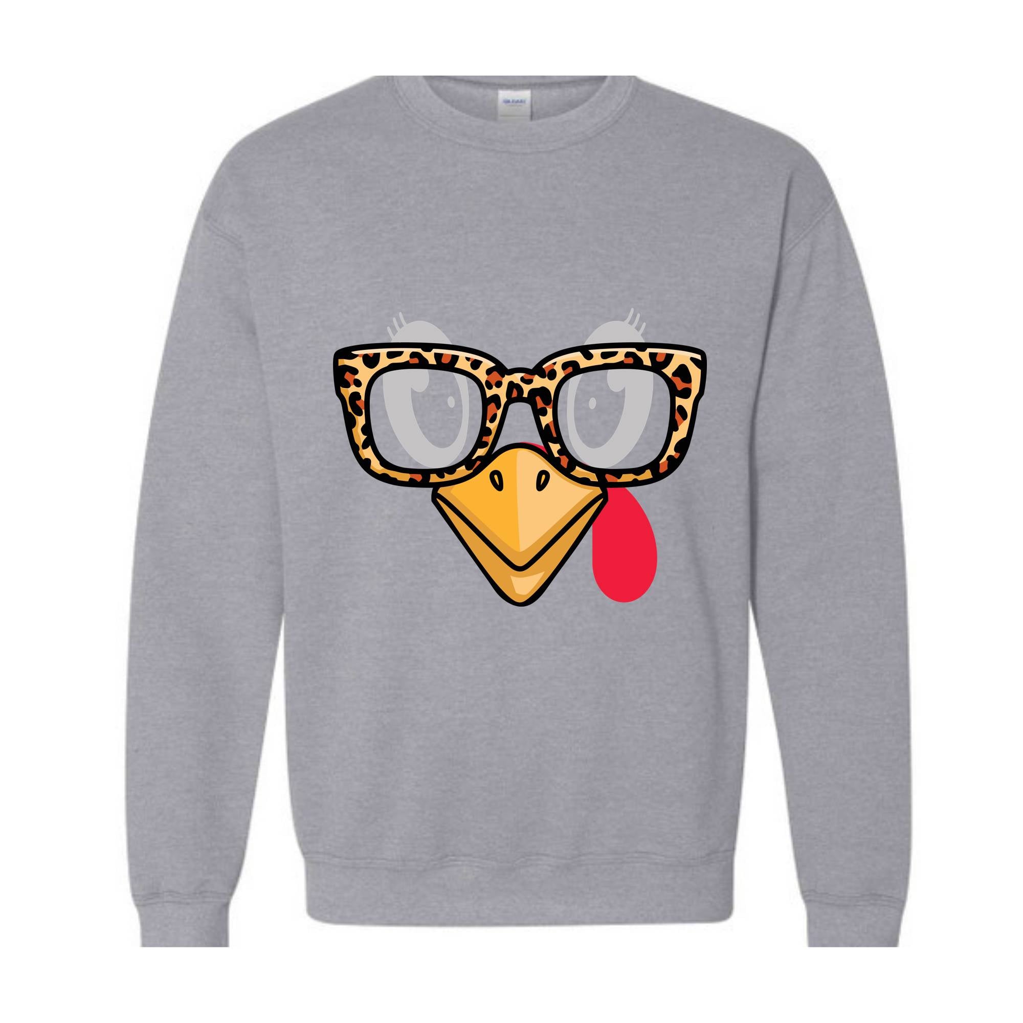 Turkey Face Sweatshirt, Cute Turkey, Fall Thanksgiving Sweatshirt, Thanksgiving Family, Funny Turkey