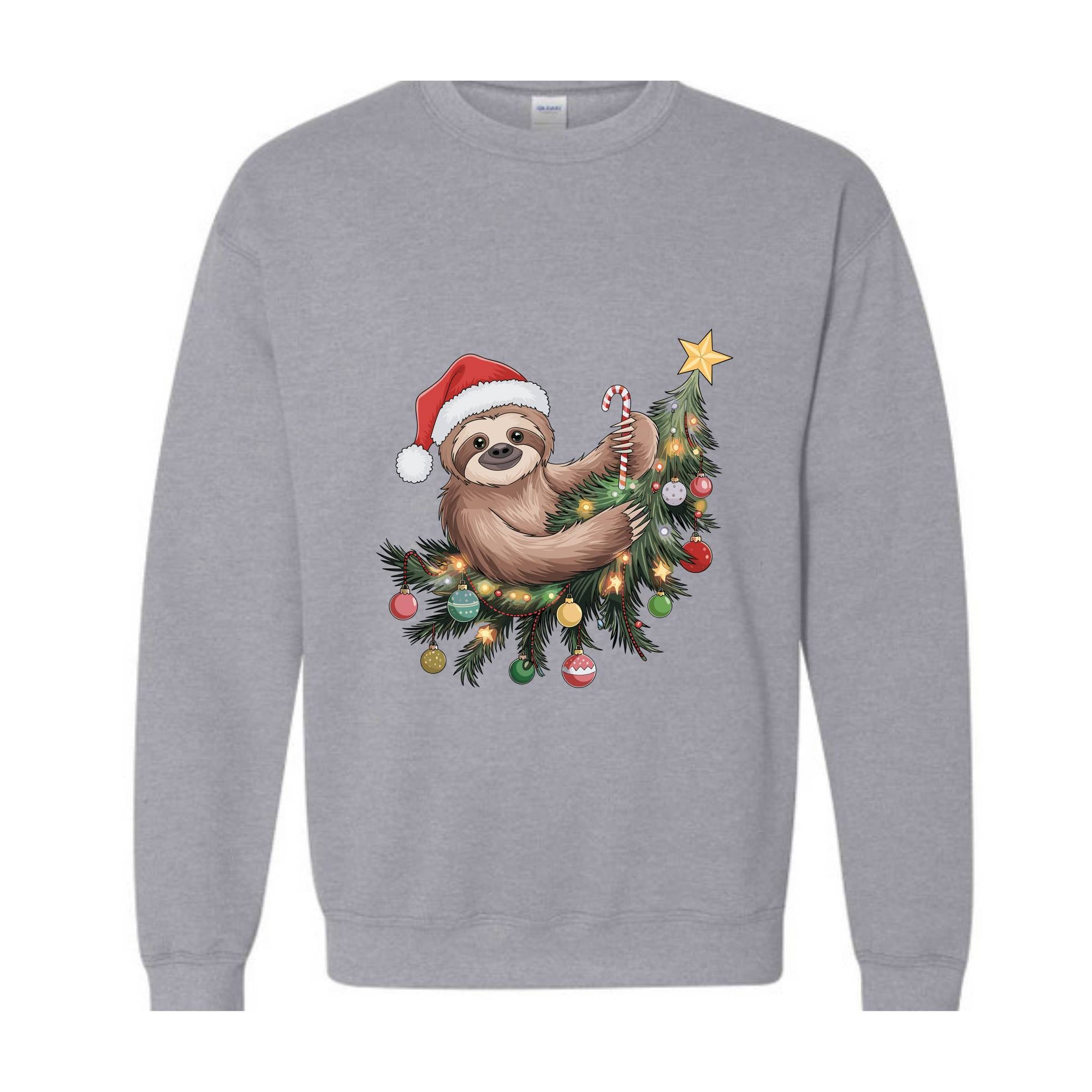 Sloth Christmas Sweatshirt, Slothmas Hoodie, Funny Sloth Sweater, Sloth Lover Gift, Cute Sloth Hoodie, Holiday Hoodie, Merry Hoodie