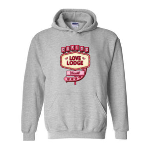 Cupids Love Lodge Vacant Sweatshirt, Valentines Day Sweatshirt, Lover Sweatshirt, Couple Sweatshirt, Gift For Valentines Day