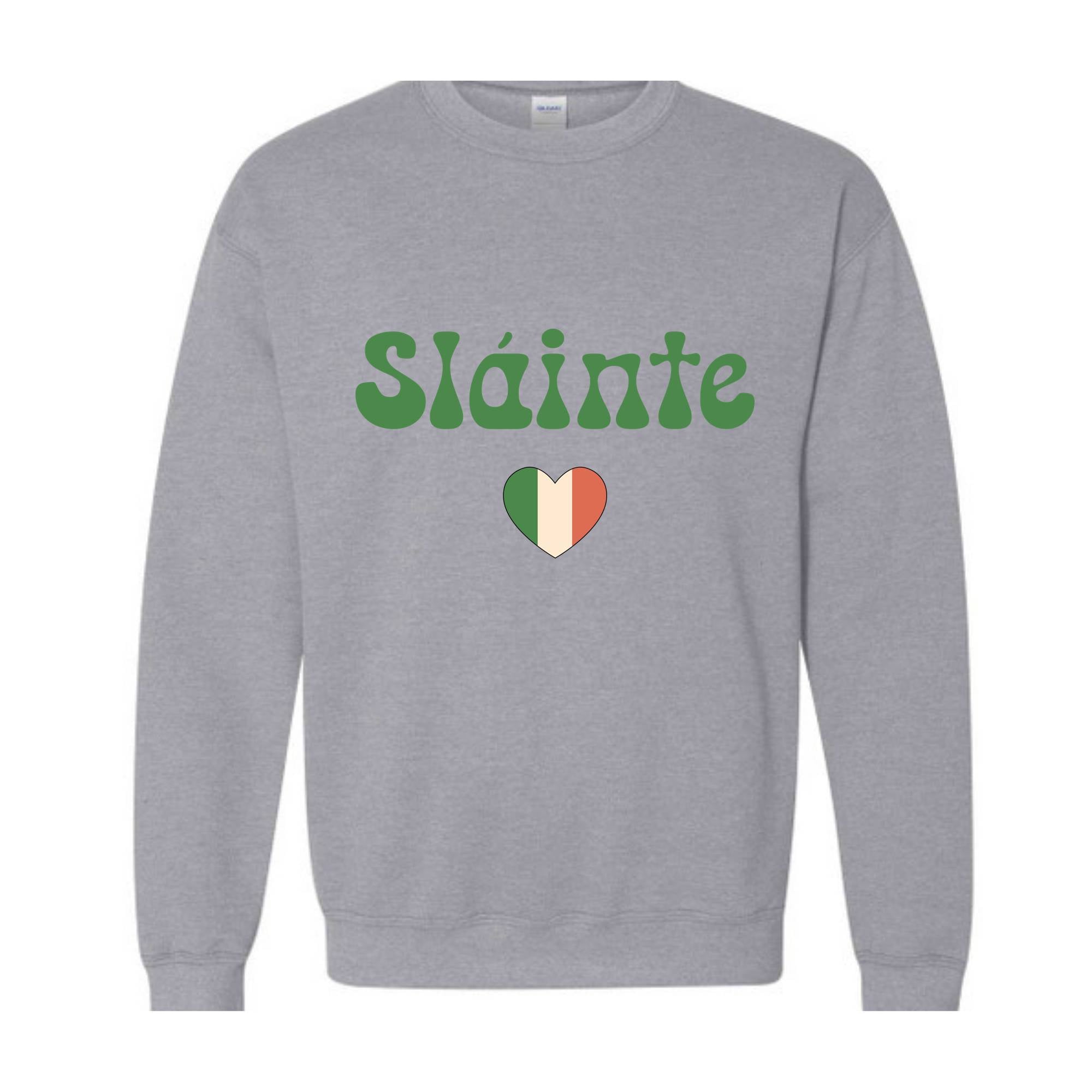 Slainte Sweatshirt, Luck of the Irish, Irish Sweatshirt, Irish Clothing, St Patrick's Day Sweatshirt, Lucky Sweatshirt, Womens St Patricks