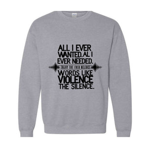 Enjoy The Silence Shirt, Breaks The Silence Shirt, Trendy Electronic Music Fans Shirt, Humorous Teacher Appreciation Gifts