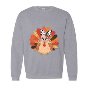 Thanksgiving Turkey Sweatshirt, Turkey Shirt, Family Sweatshirt, Thanksgiving Shirt, Fall Sweatshirt, Women Thanksgiving Sweater