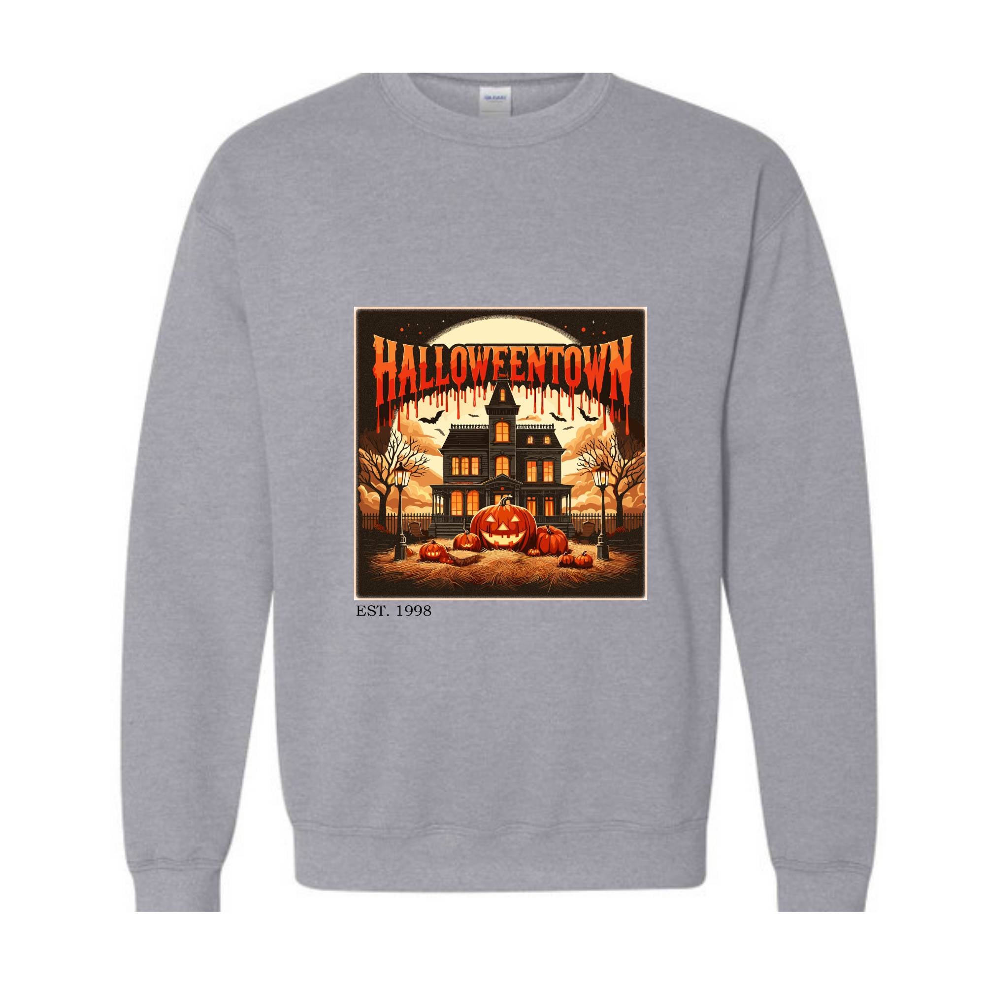 Halloweentown Est 1998 Sweatshirt, Halloweentown University, Retro Halloweentown Sweatshirt, Fall Sweatshirt, Halloween Sweatshirt