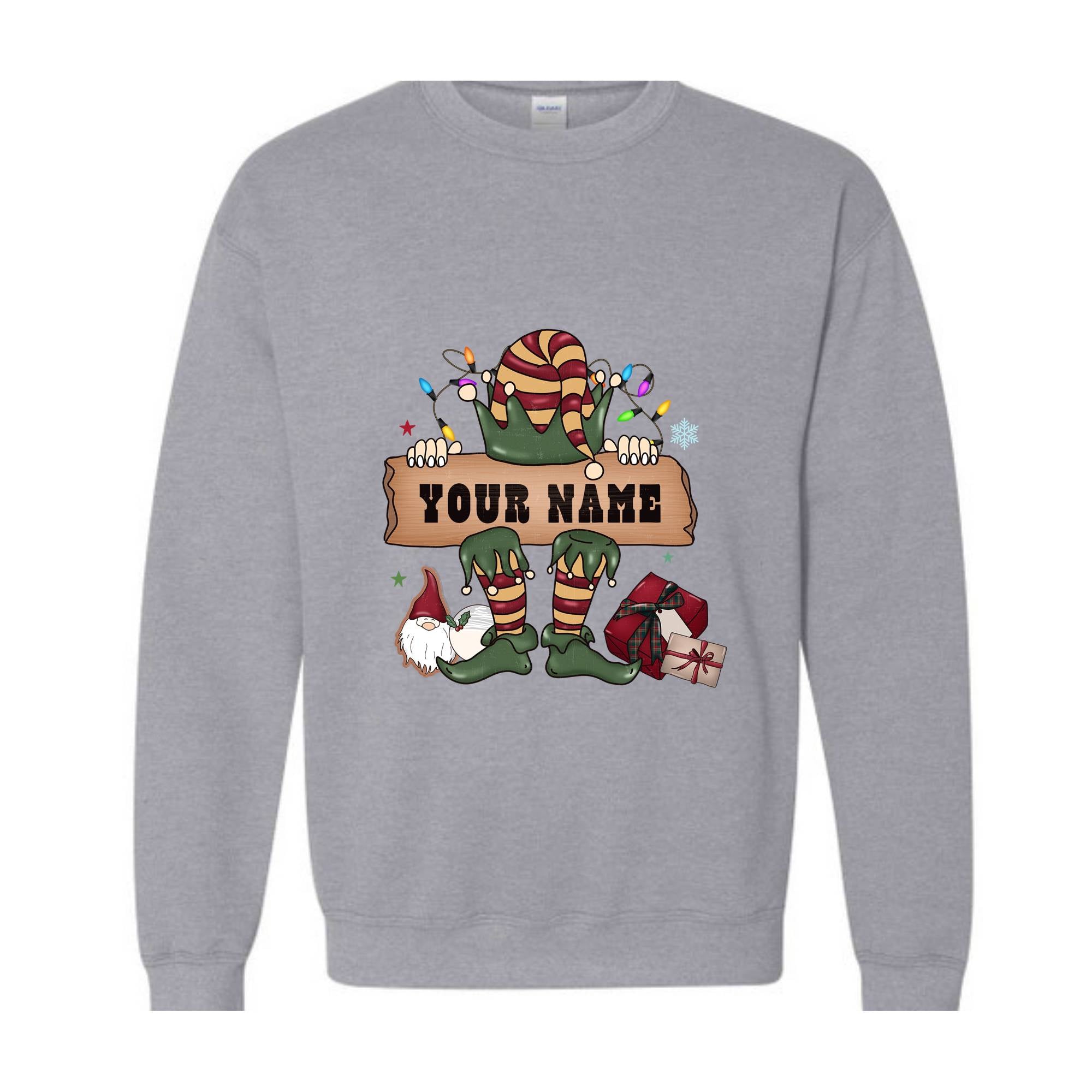 Personalized Christmas Sweatshirt, Custom Christmas Sweatshirt, Custom Sweatshirt