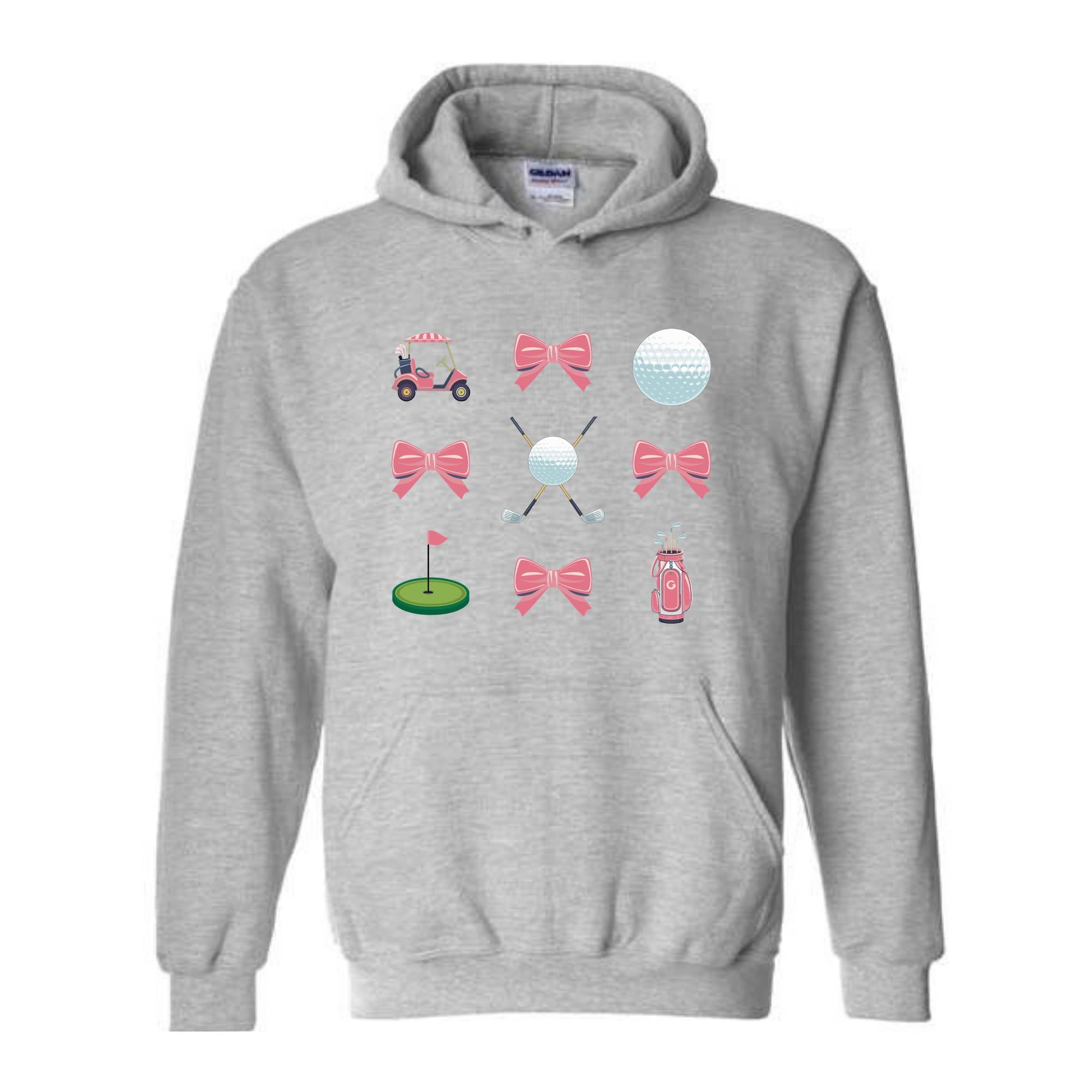 Golf Coquette Hoodie, Pink Coquette Hoodie, Golf Hoodie, Game Day Hoodie, Trendy Golf Hoodie, Cute Golf Hoodie, Golf Mama Hoodie