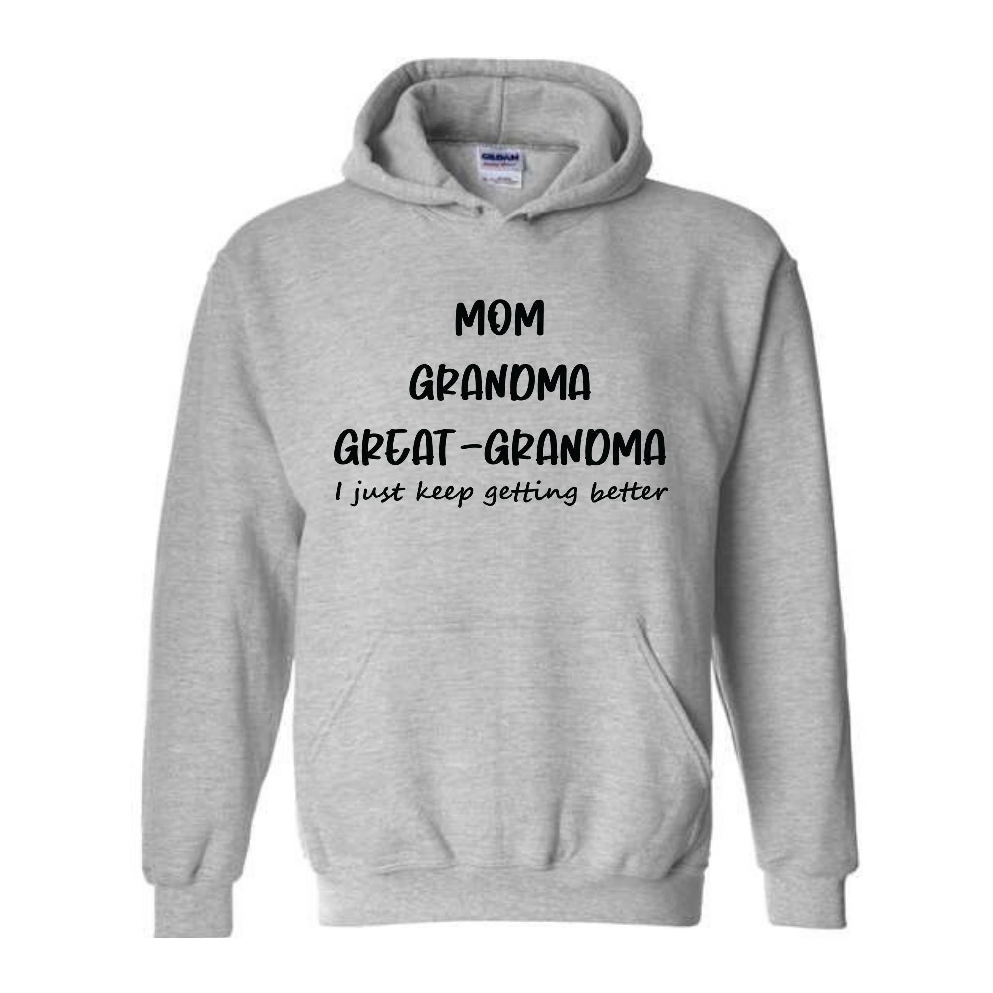 Mom Grandma Hoodie , Mom Grandma Great Grandma Hoodie , Grandma Gift, Mother's Day Hoodie , Mother's Day, Pregnancy Announcement Hoodie