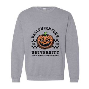 Retro Halloweentown University Sweatshirt, Vintage Halloween Sweater, Halloweentown Sweatshirt, Pumpkin Horror Shirt