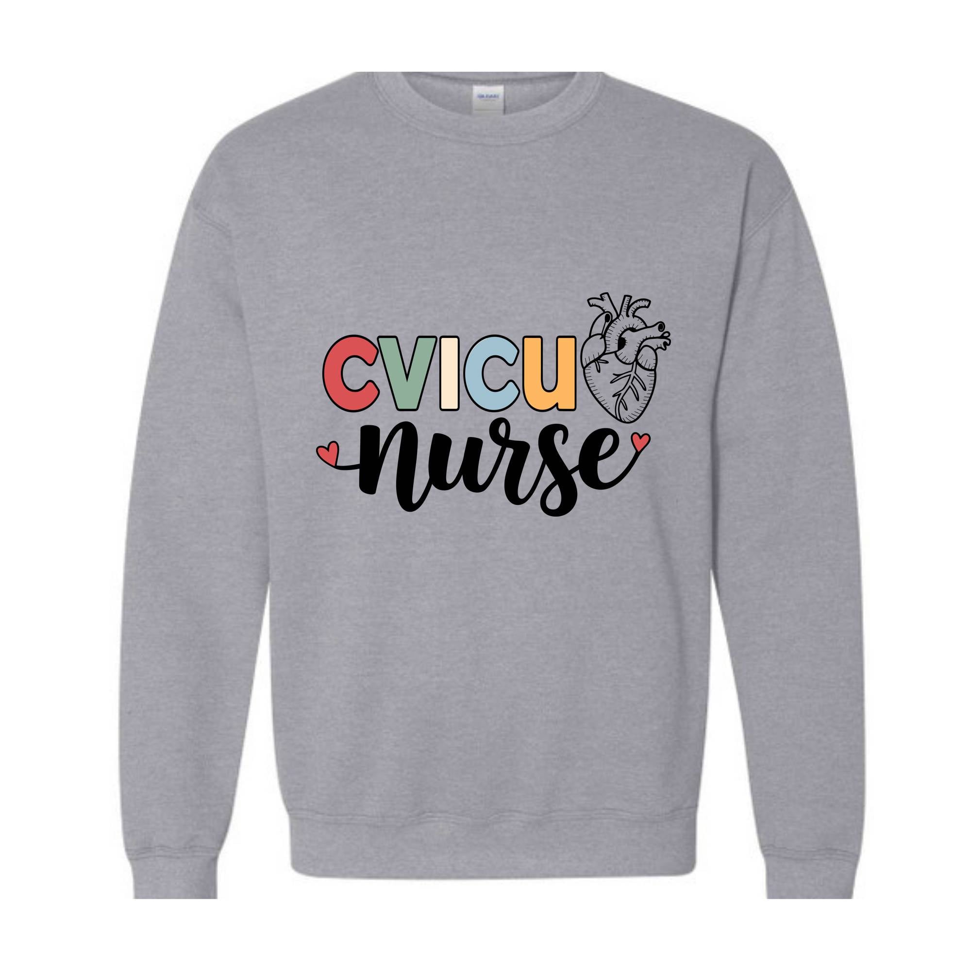 CVICU Nurse Sweatshirt, Cardiovascular ICU Nurse Hoodie, CVICU Nursing Gifts, Cardiovascular Intensive Hoodie, Cvicu Graduation Hoodie