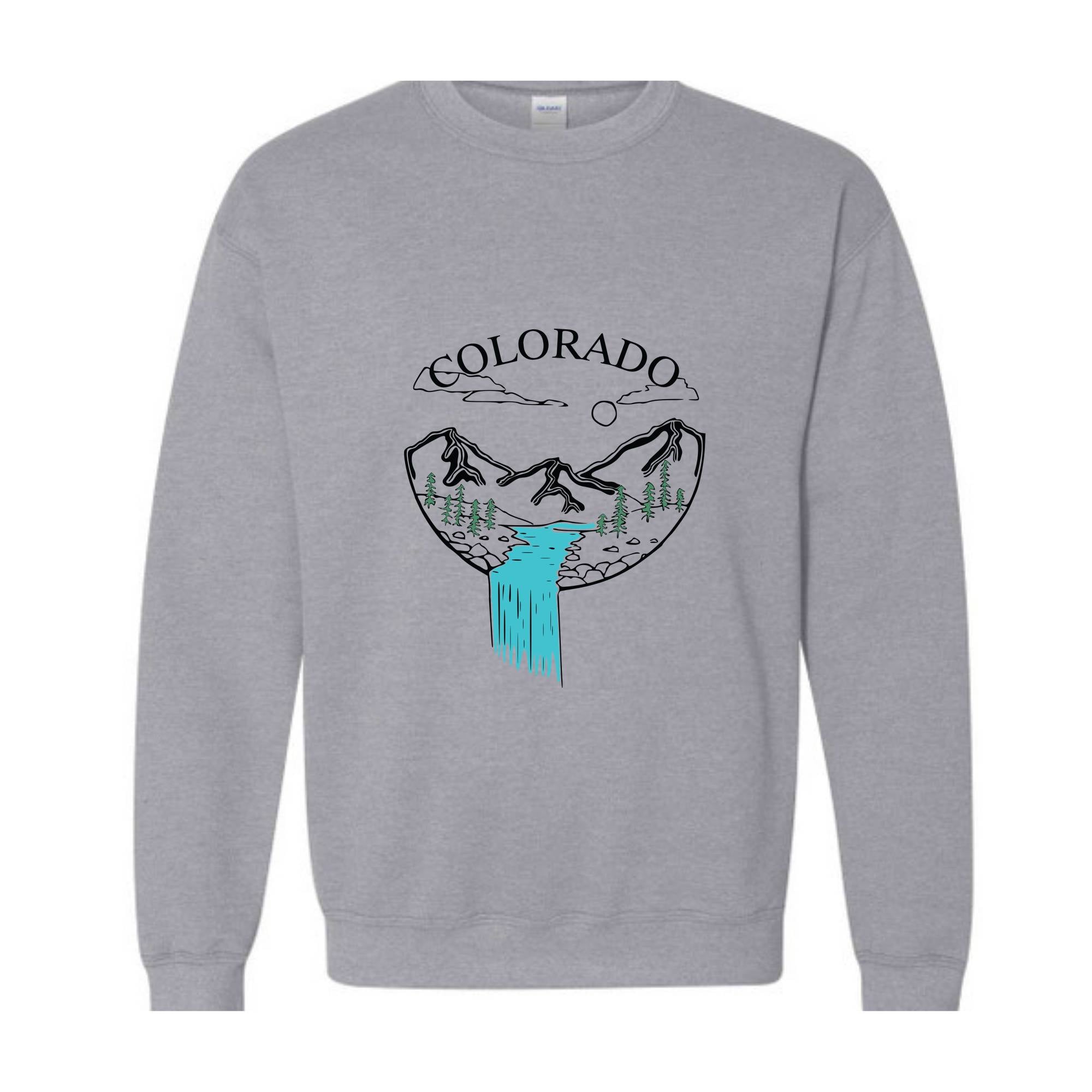 Colorado Sweatshirt, Colorado Mountains Hoodie, Colorado State Sweatshirt, Colorado Mountains Sweatshirt