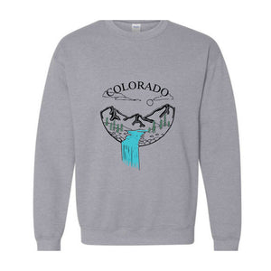 Colorado Sweatshirt, Colorado Mountains Hoodie, Colorado State Sweatshirt, Colorado Mountains Sweatshirt