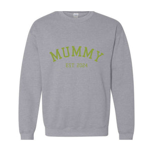 Custom Mama Sweatshirt, New Mummy Sweatshirt, Mammy Sweatshirt, Sleeve Sweatshirt, Mother Sweatshirt