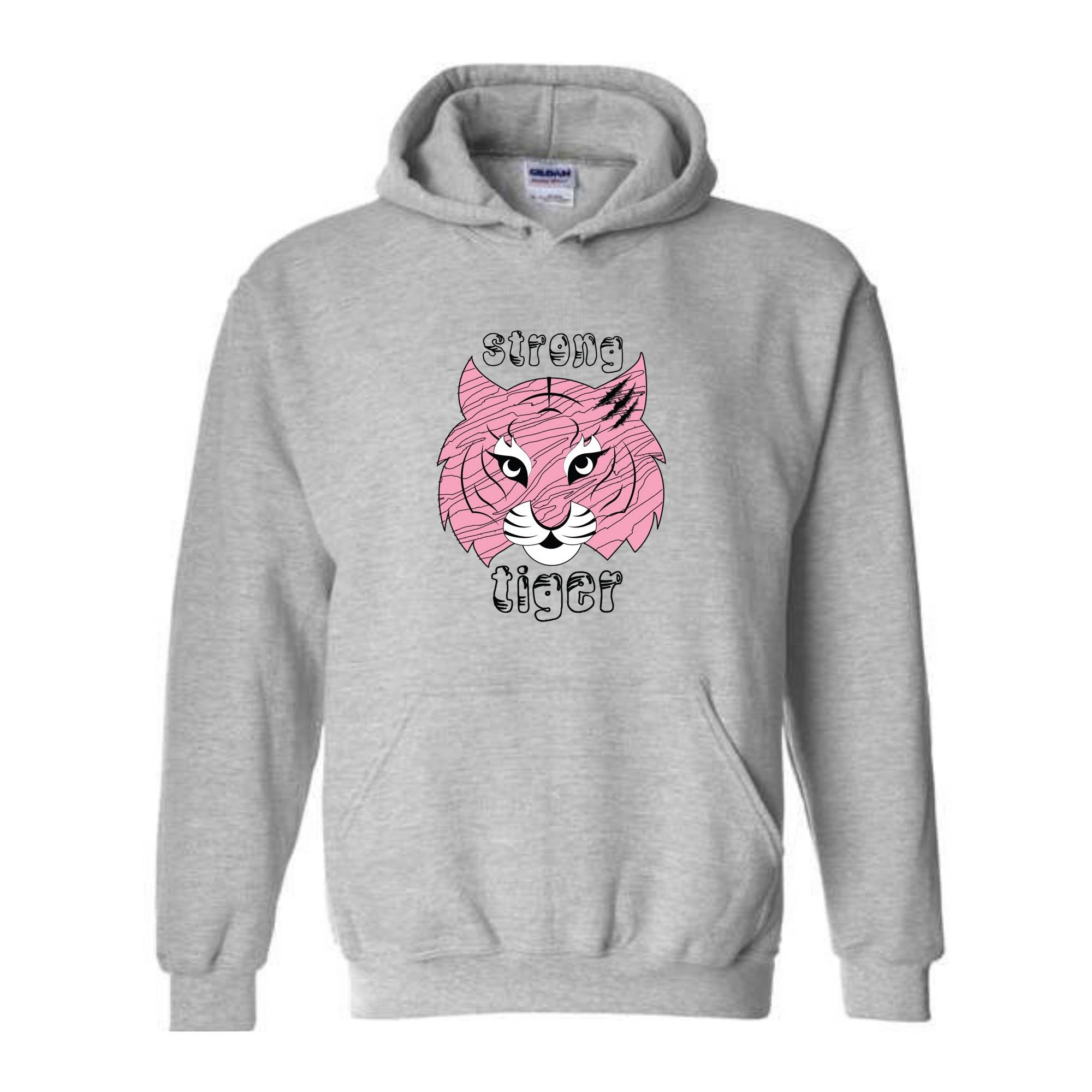 Tiger Sweater, Trendy Sweater, Pink Tiger, Resistance Tiger Sweatshirt, Strong Tiger Sweater, Strong and Resistant Qualities