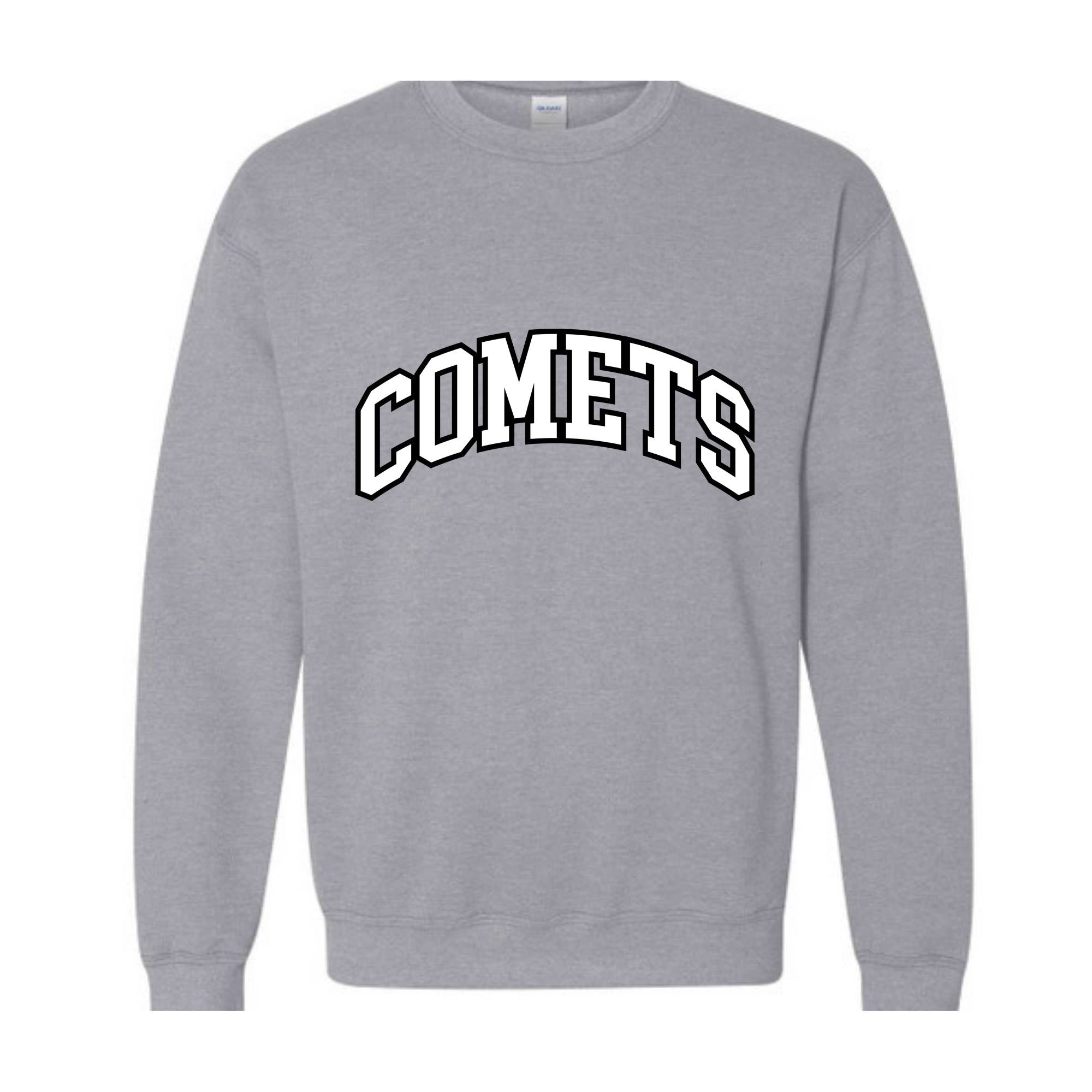 Team Mascot Sweatshirt, Comets Team Sweatshirt, Comets Football Sweatshirt, Comets Fan Tee, Comets School Sweatshirt, Comets Mascot Tee