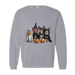 Black Labrador Halloween Sweatshirt, Ghost Dogs Sweatshirt, Halloween Dog, Halloween Shirts, Fall Sweater, Spooky Season, Dog Lover Gift