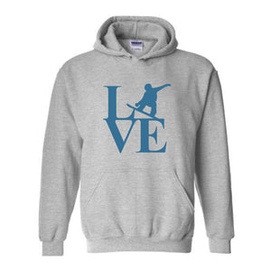 Live Snowboard Hoodie, Mountain Snowboarding Hoodie, Winter Sports Hoodie, Snowboarding Gift