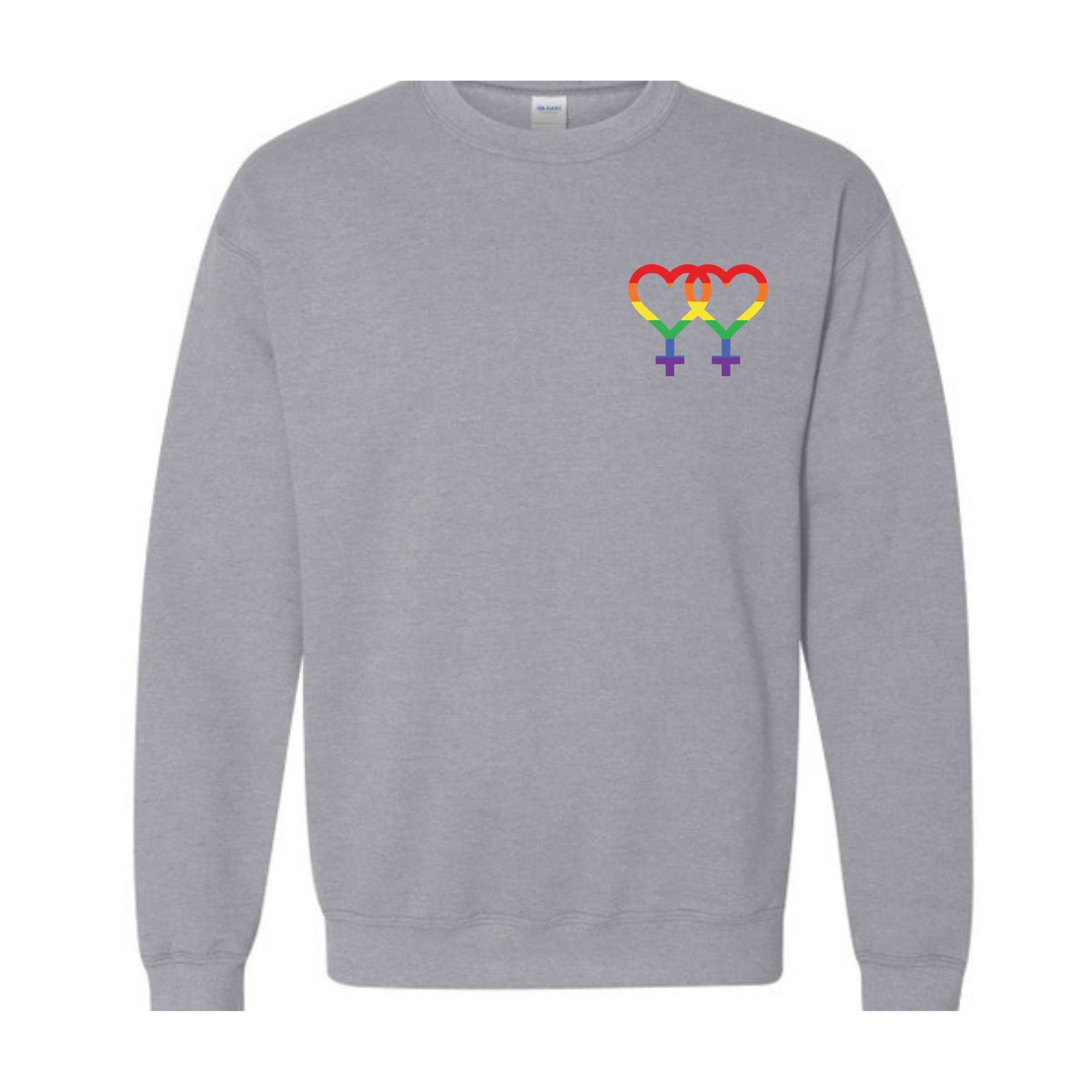 Lesbian Matching Sweatshirt, Matching Sweater , LGBT Couple Sweater, Lesbian Couple Matching Sweatshirt, Valentines Day Sweater, Couple Gift