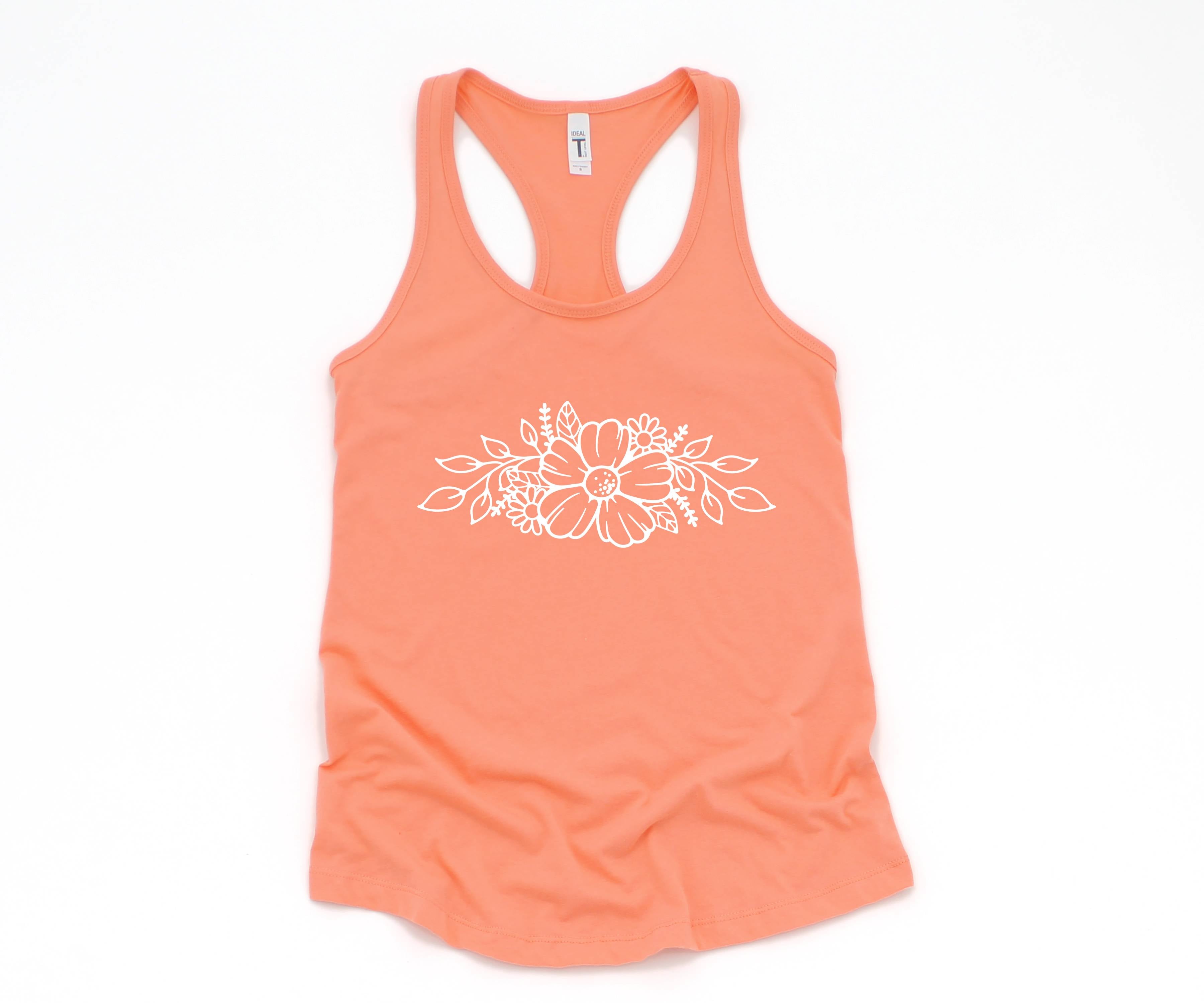 Floral Tank Top, Flowers Tank Top, Nature Tank Top, Mother's Day Tank Top, Flowers Nature Tank Top, Inspiring Tank Top, Boho Tank Top