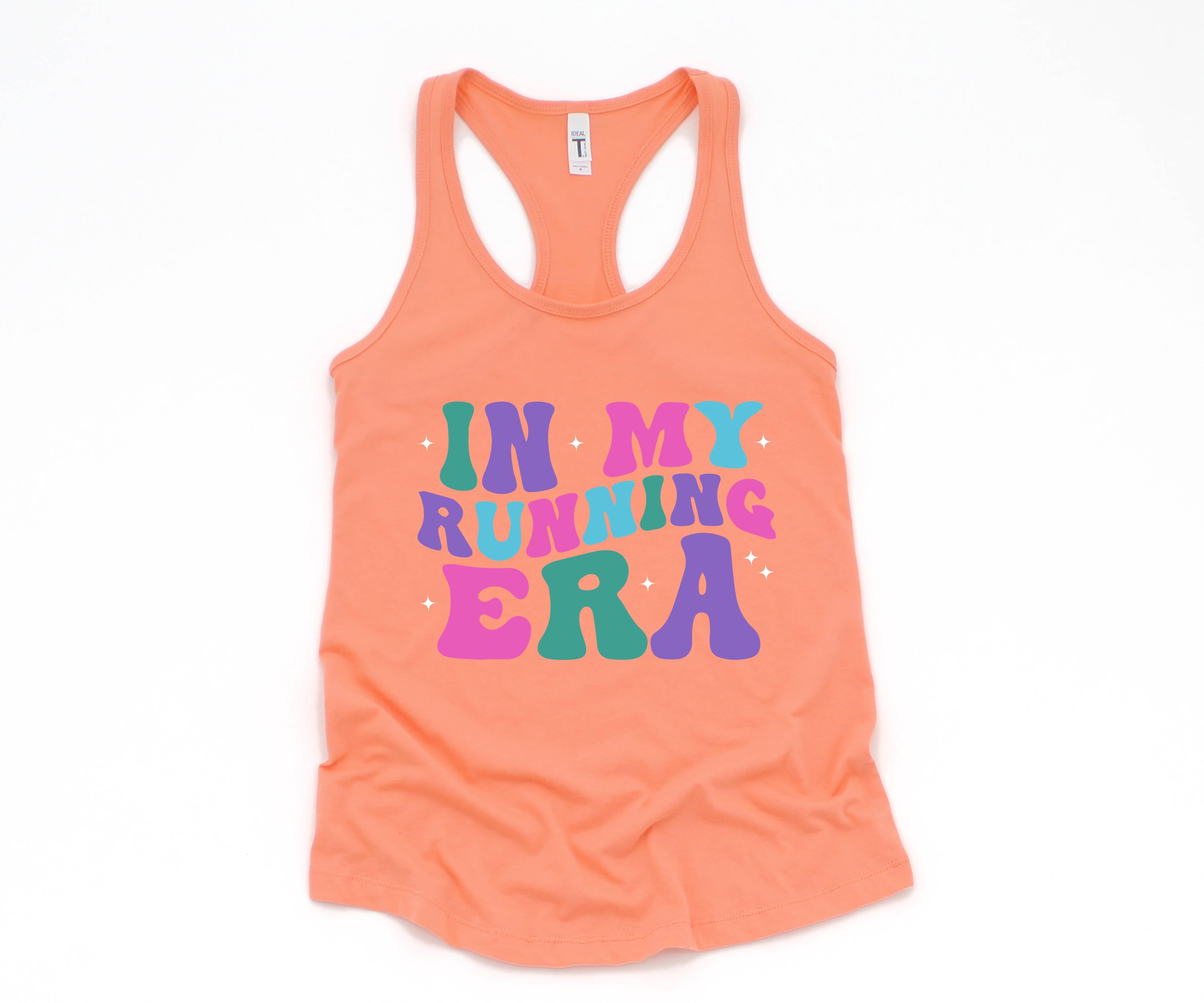 In My Running Era Tank Top, Runners Shirt, Gift for Runner, Friend Gift, Runner Gift, Running Tank, Racerback Tank Gift