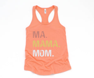 Ma Mama Mom Tank Top, Summer Tank Top, Trendy Mom Tank Tops, Mom Tank Top, Mama Tank Top, Gift for Wife