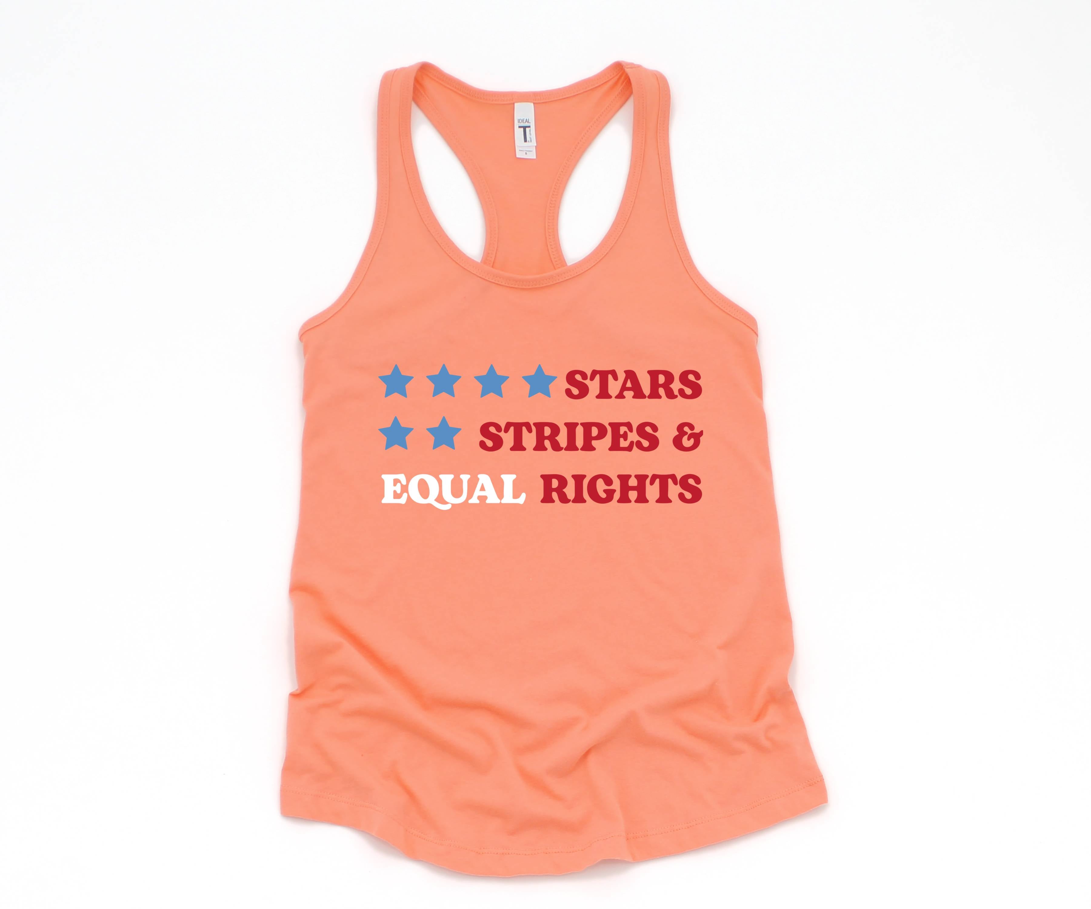 Stars And Strips Equal Rights Tank Top, Reproductive Tank Top, American Tank Top, Stars And Strips Shirt