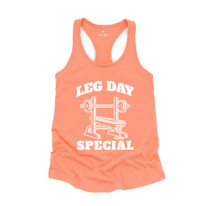 Leg Day Special Tank Top, Funny Gym Shirts, Gym Rat Tank Top, Fitness Tank Top, Womens Workout Gym Tank Top Sleeveles