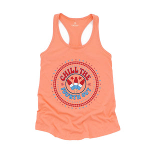 Chill The Fourth Out Tank, Funny 4th of July Tank, Retro 4th of July Tank, Independence Day Tank, American Popsicle Tank