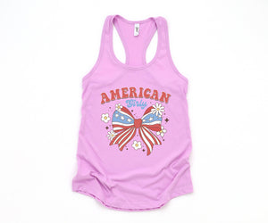 American Girl Tank Top, Fourth Of July Outfit, July 4th Tank, 4th Of July Tank Top, USA Shirt, USA Tank Top, Independence Day Shirt