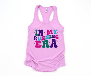 In My Running Era Tank Top, Runners Shirt, Gift for Runner, Friend Gift, Runner Gift, Running Tank, Racerback Tank Gift