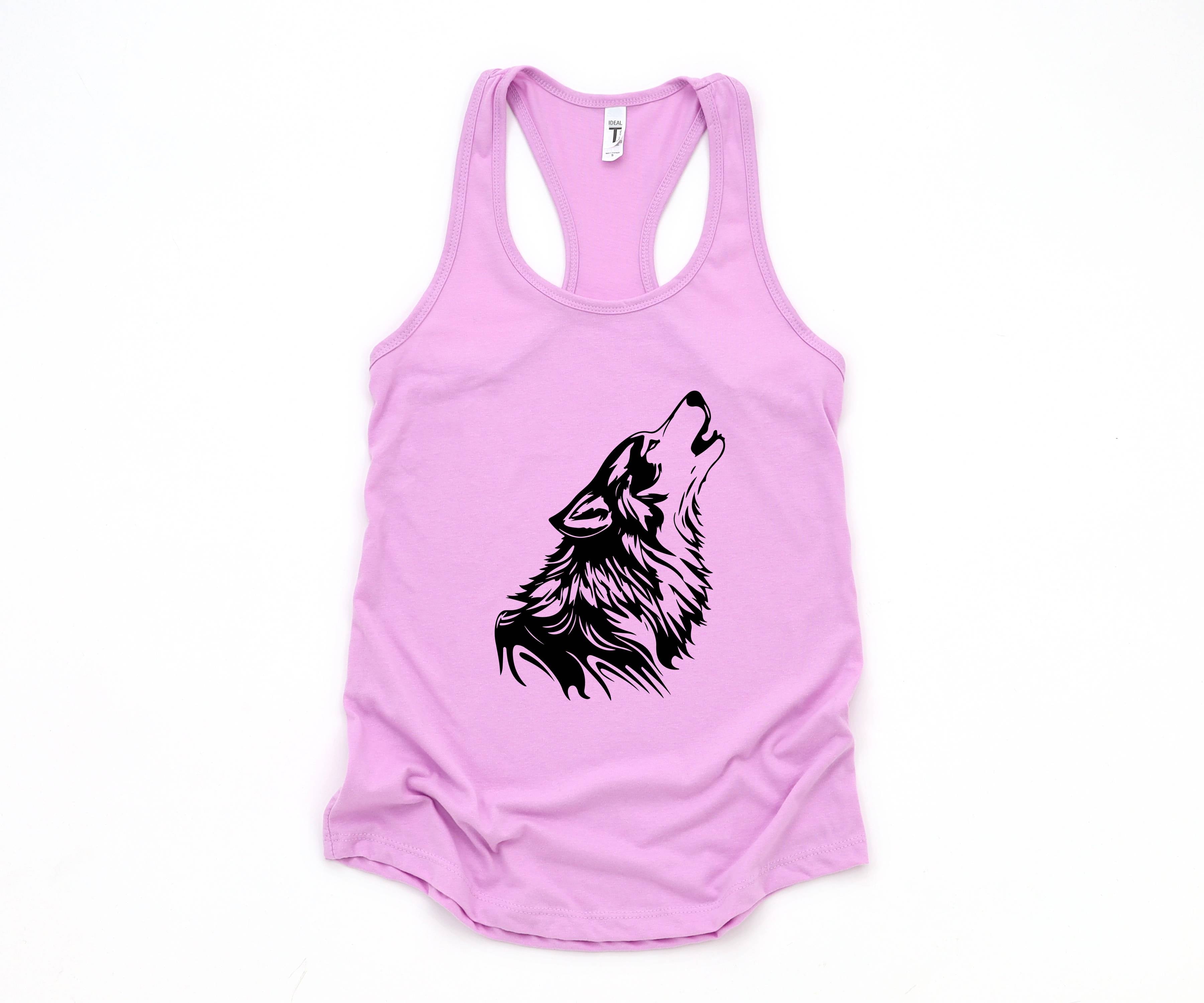 Wolf Tank Top, Howling Wolf Tank Top , Wolves Tank Top, Animal Tank Top, Camp Tank Top, Girls Tank Top, Gift for Mom