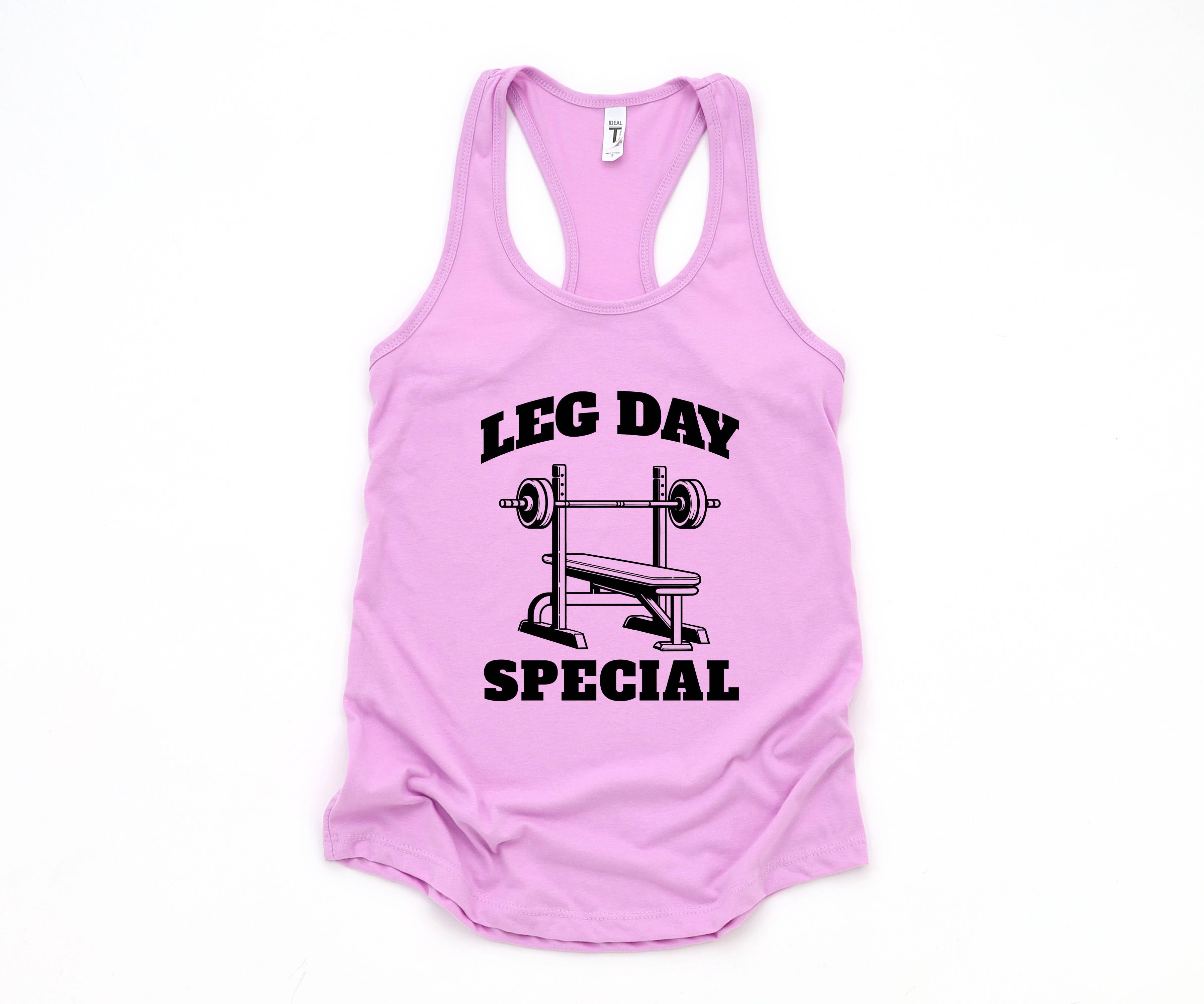 Leg Day Special Tank Top, Funny Gym Shirts, Gym Rat Tank Top, Fitness Tank Top, Womens Workout Gym Tank Top Sleeveles