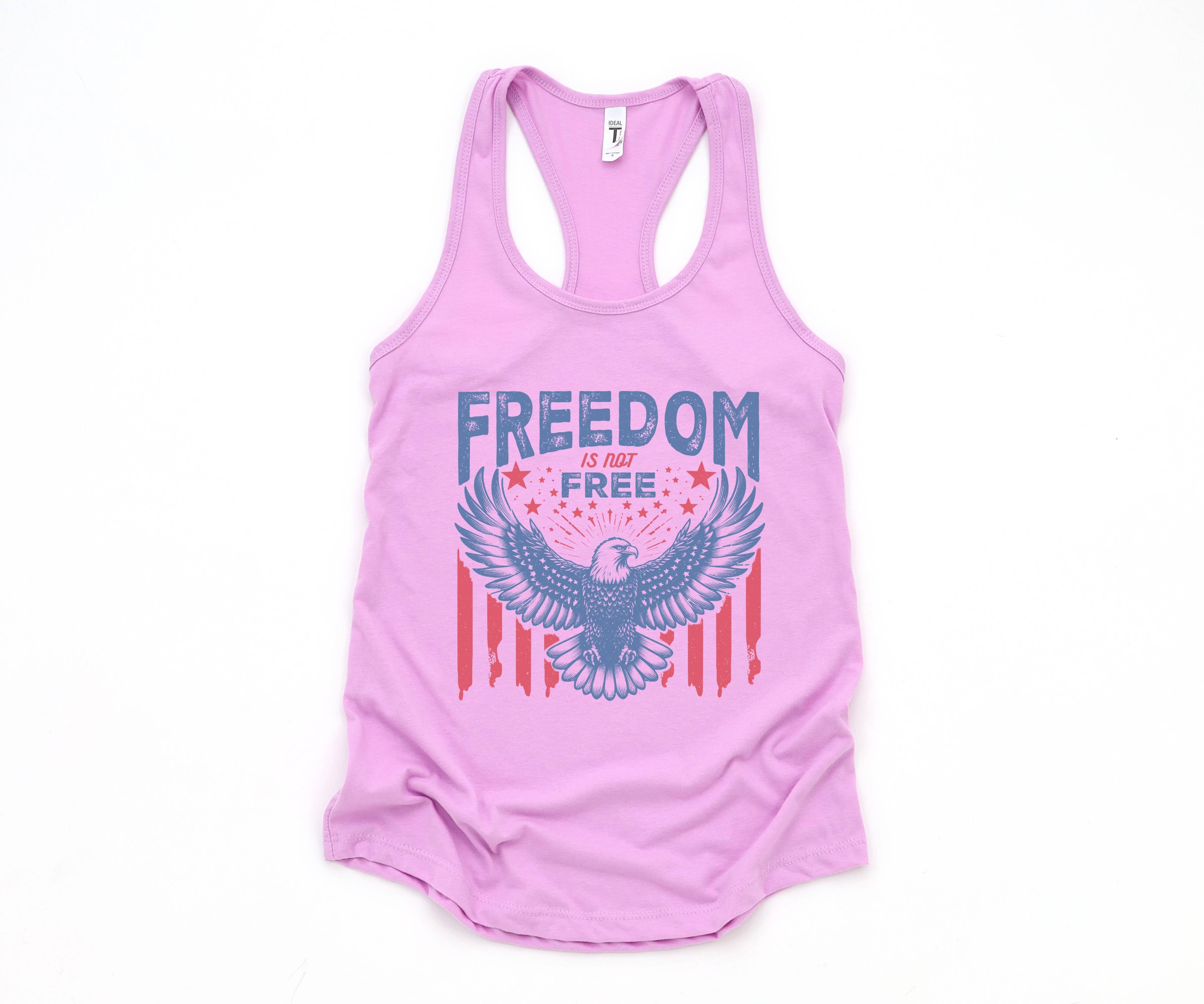 Freedom Is Not Free Tank Top, July 4th Tank Top, USA Tank Top, Fourth Of July Outfit, Patriotic Top, Independence Day, 4th Of July Tank Top