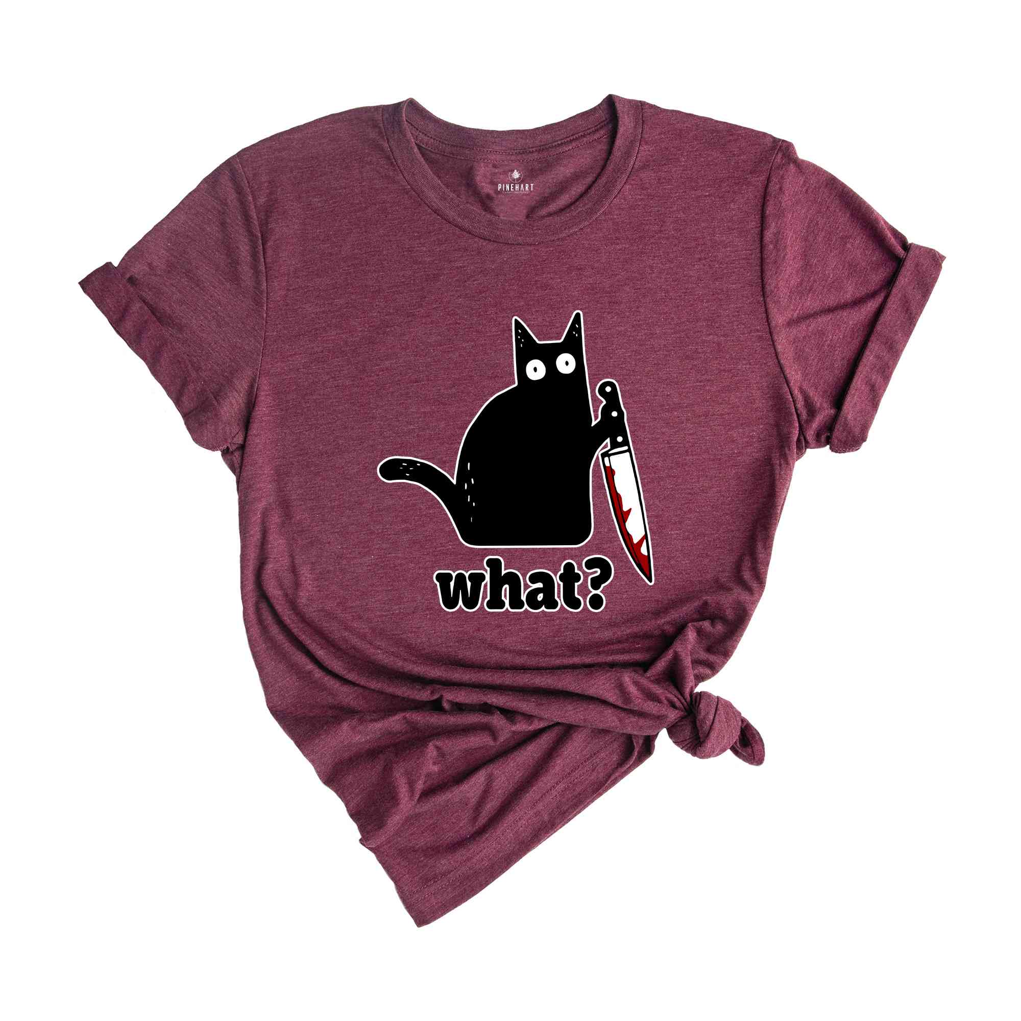 Funny Black Cat Shirt, Cat What Sweater Gifts, Funny Cat Gift, Cat Lover Shirt, Murderous Cat Tee, Funny Black Tee, Cat Lover Gift