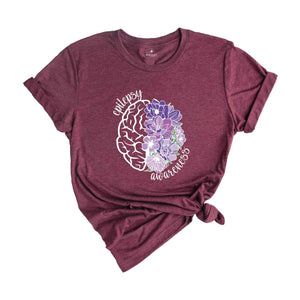 Epilepsy Awareness T-Shirt, Mental Health Shirt, Neurodiversity Shirt, Motivational Gifts For Epilepsy