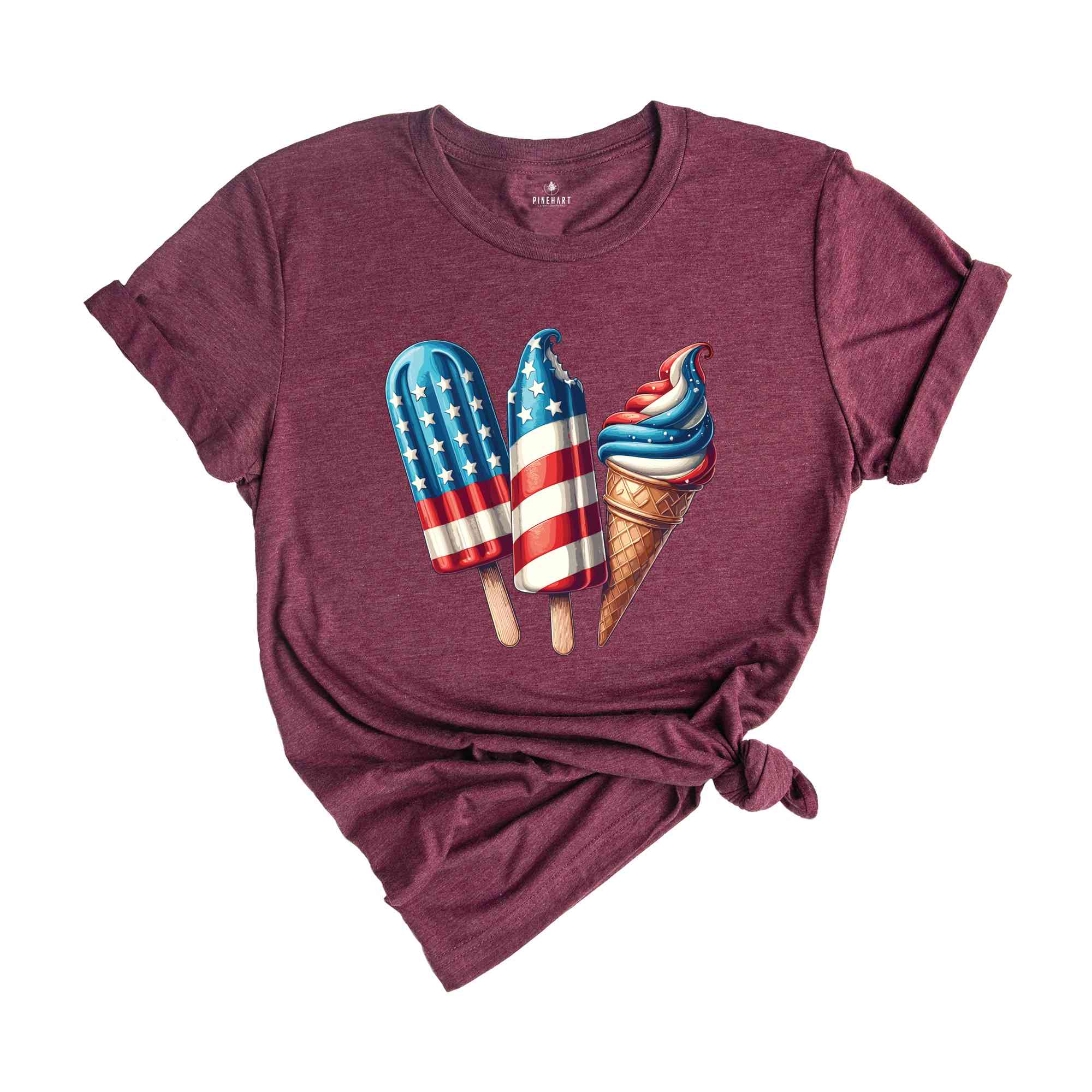 4th of July ice creams Shirt, 4th Of July Shirt, Memorial Day Shirt, Independence Day Shirt, Usa Flag Shirt