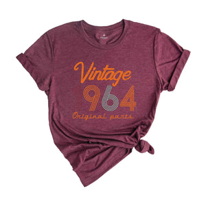 Vintage 1964 Shirt, 60th Birthday Shirt, Hello Sixty Shirt, Sixty Year Old Birthday, 60th Birthday Gift, Birthday Party Shirt