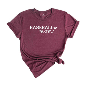 Customized Baseball Mom T-Shirt, Baseball Shirt, Custom Baseball Shirt, Game Day Shirt, Baseball Mom Shirt