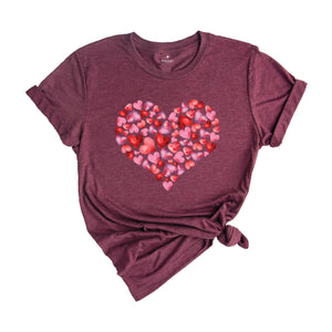 Valentine Day Heart Shirt, Heart Shirt, Valentines Day Shirt, Valentines Day Gift, Valentine Shirt, Heart XOXO Shirt, Hearts Shirt