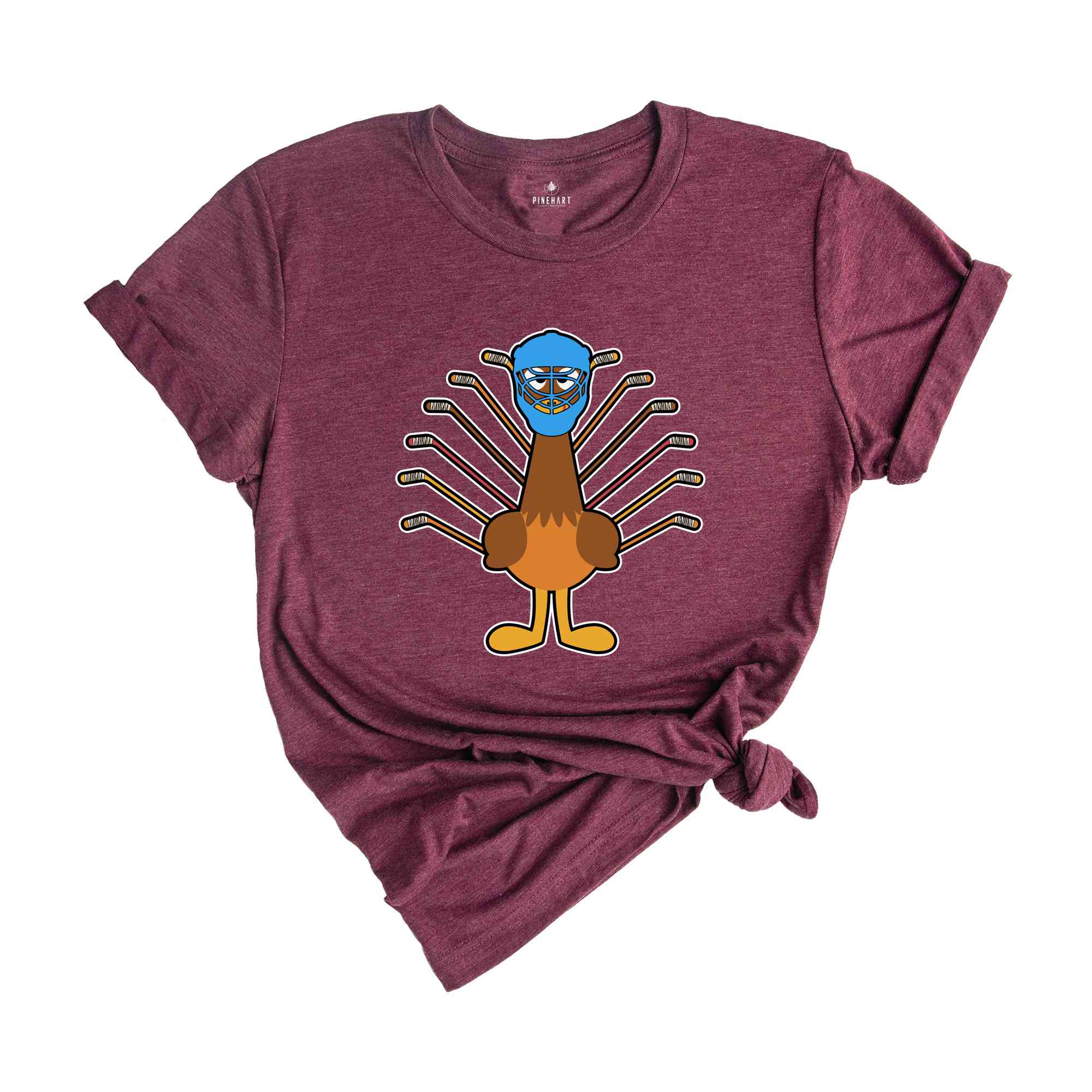 Thanksgiving Ice Hockey Turkey Shirt, Hockey Player Shirt, Thanksgiving Shirt, Thanksgiving Gift, Turkey Day Shirt, Hockey Lover Shirt