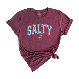 Salty Shirt, Trendy Beach Shirt, Beach Shirt, Flamingo Shirt, Vacation Shirt, Trendy Summer Shirt, Summer Shirt, Mom Shirt