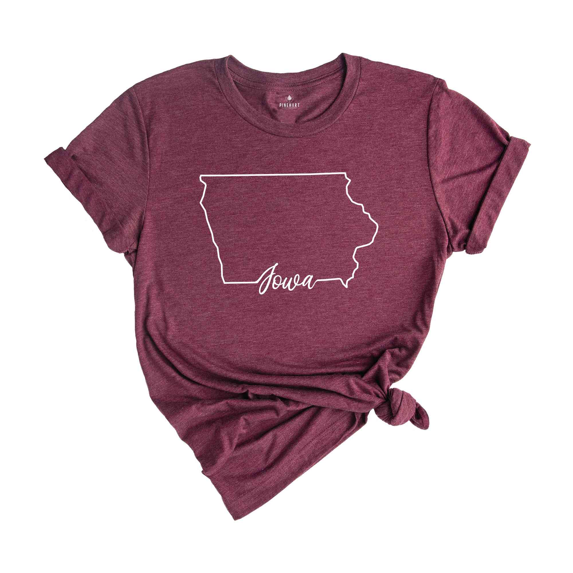 Iowa State Shirt, The USA State Shirt, Iowa USA Shirt, Iowa Map Outline Shirt, US Outline Shirt, United States Shirt