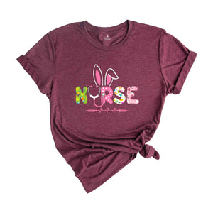 Nurse Easter Day Shirt, Easter Bunny T-Shirt, Easter Eggs T-Shirt, Nurse Easter 2024, Gift for Nurse, Happy Easter Shirt