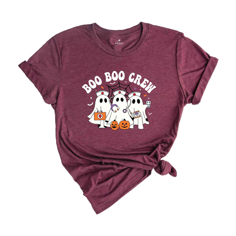 Boo Boo Crew Halloween Nurse T-Shirt, Halloween Nurse Shirt, Halloween Gifts For Nurses, Spooky Season Tee