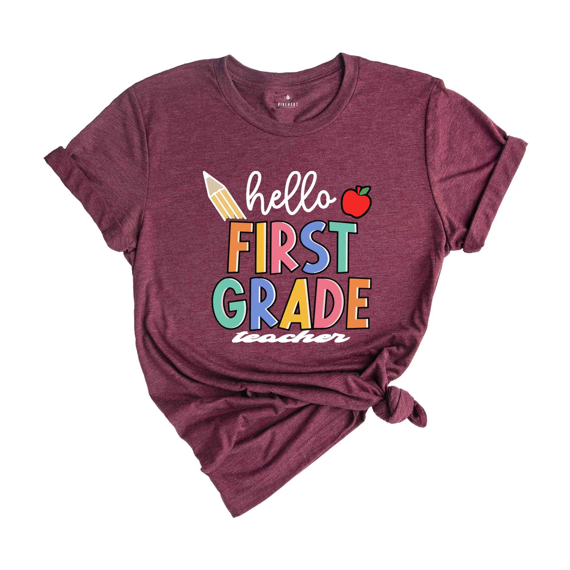 Guiding Bright Minds, First Grade Teacher Shirt